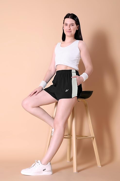 nexsus apparels women's relaxed fit flex shorts