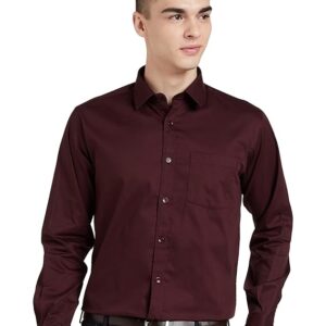 symbol men's solid cotton formal shirt | plain | full sleeve regular fit (available in plus size and combo packs)
